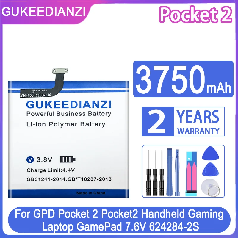 3750/20000 мАч аккумулятор для GPD P2 MAX WinMax/P2MAX WIN1 WIN2/XD/6438132-2S/Pocket 2 Pocket2 MicroPC портативный