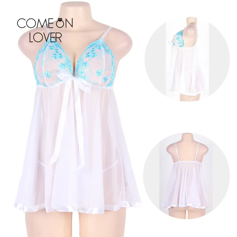 

HOTIntimate Apparel Baby Doll Sexy Lingerie Sexy Erotic Dress Mini Large Size Lenceria Erotica For Women Sling Nightwear RL70098