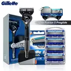 Машинка для бритья, ручная Бритва для Gilllette Fusion 5 Proglide, кассеты для прямого бритья и сменный бритвенный набор с подставкой