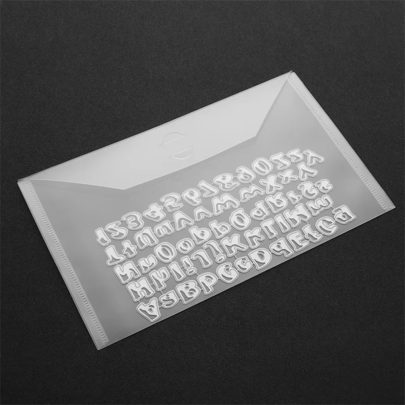 

10pcs/set 15x25.2cm Storage Bags Transparent Folder Bags For Cutting Dies Stamps Embossing Organizer Holders Bag
