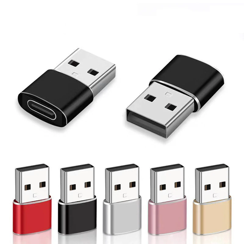 2 шт. адаптер USB C OTG Type к Type-C Кабель-адаптер для iPhone 12 Pro Max airpods 1 3 адаптеры телефонов