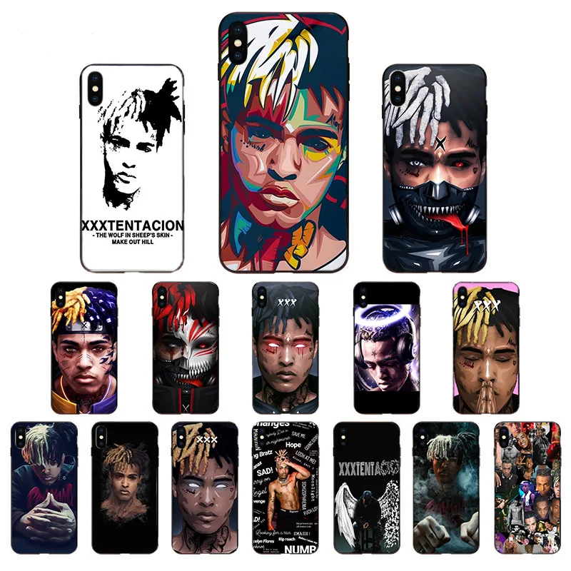 Мягкий чехол для телефона Rapper XXXTentacion с художественным рисунком iPhone XR XS Max 11 Pro X SE