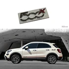 Автомобильная эмблема значок для Fiat 500 500x 500l Автомобильная логотип багажника автомобильный аксессуар стикер