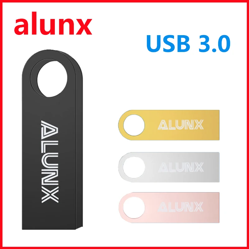 Высокоскоростной флеш накопитель USB3.0 USB из натурального металла 64 ГБ 128 32 16 8