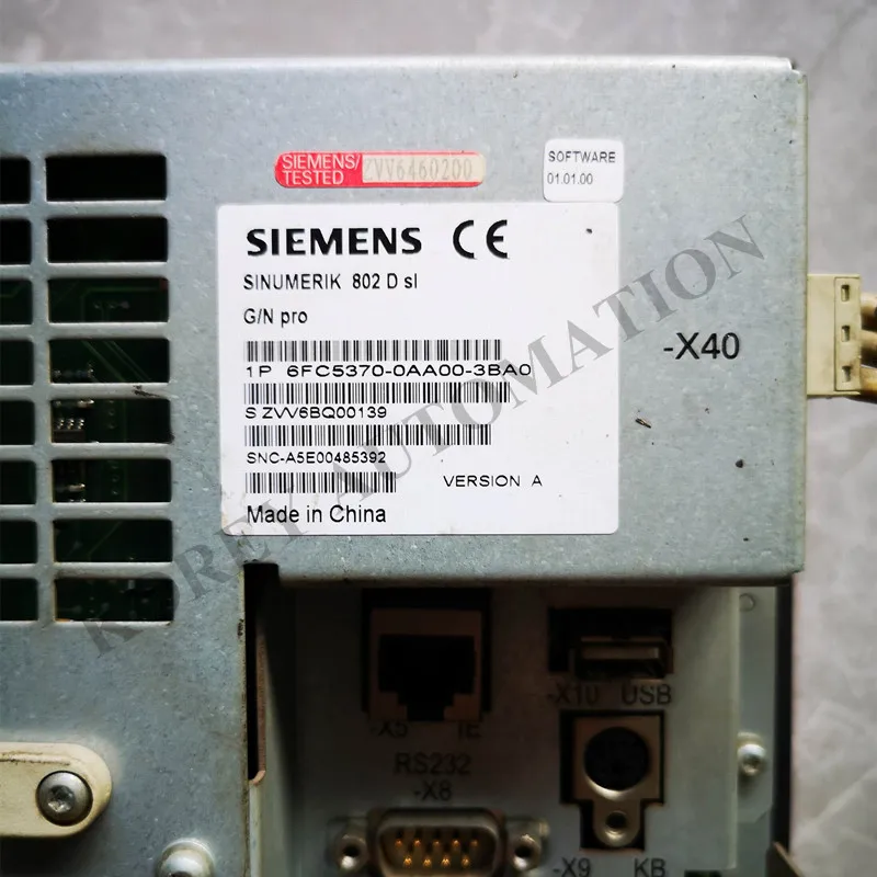SIEMENS 802DSL CNC SYSTEM 6FC5370 0AA00 3BA0 б/у хорошее состояние товар в наличии|Контроллер с ЧПУ| |