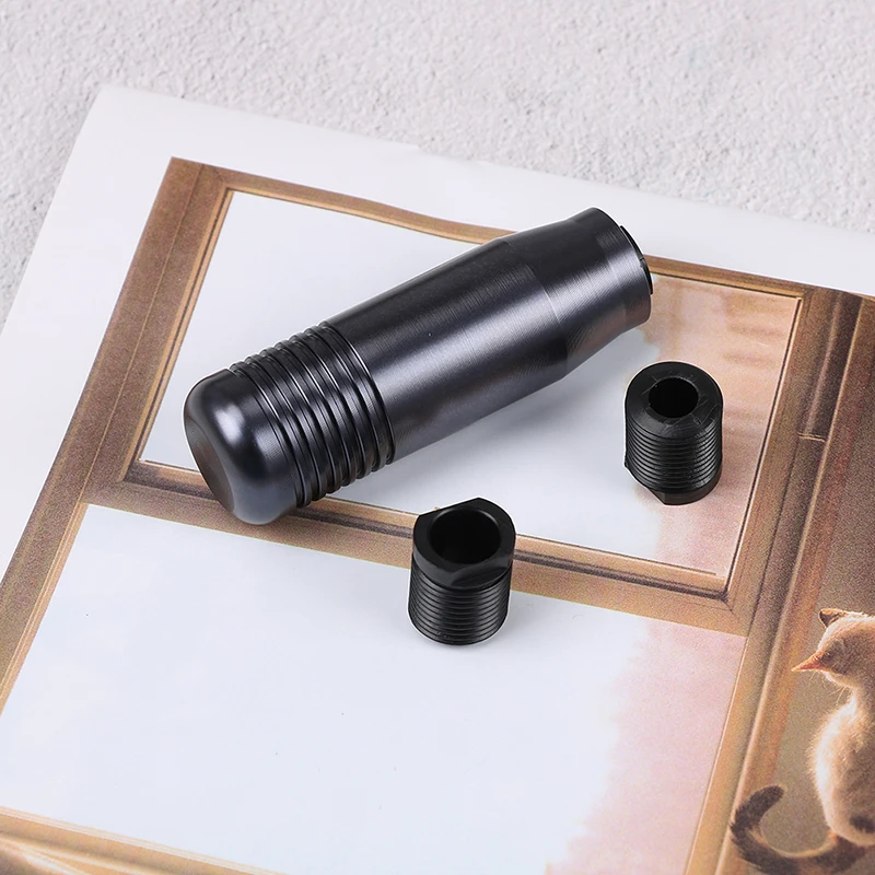 

1pc Universal Aluminum Car Truck Racing Manual Gear Stick Shift Knob Titanium 8.5*1.5cm (H*D)
