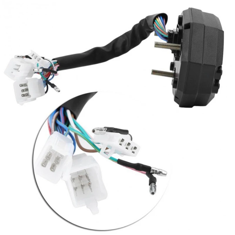 Motorbike Odometer Universal Motorcycle Digital Lcd Speedometer Tachometer Backlight 12V | Speed Sensor