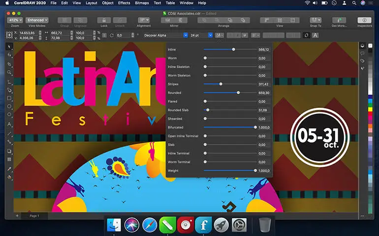 

CorelDRAW Graphic Design Software MacOS