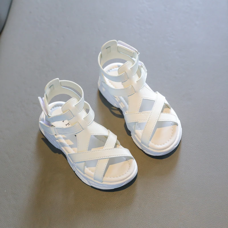 

Girls Roman Sandal Summer 2021 Kids Princess Sandal Soft Soles Open Toe Beach Shoe