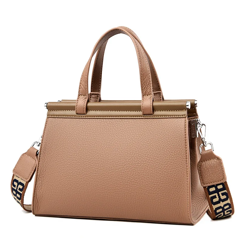 

Women Bag 2020 Genuine Leather Letter Famous Fashion Brand Designer Luxury New Handbags Crossbody Messenger Shoulder Bags