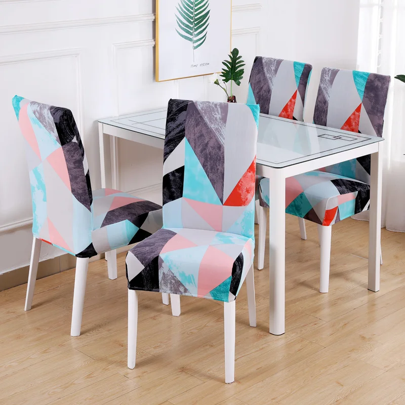 

Stretch Chair Cover For Dining Room Office Banquet Chair Protector Elastic Material Armchair Cover