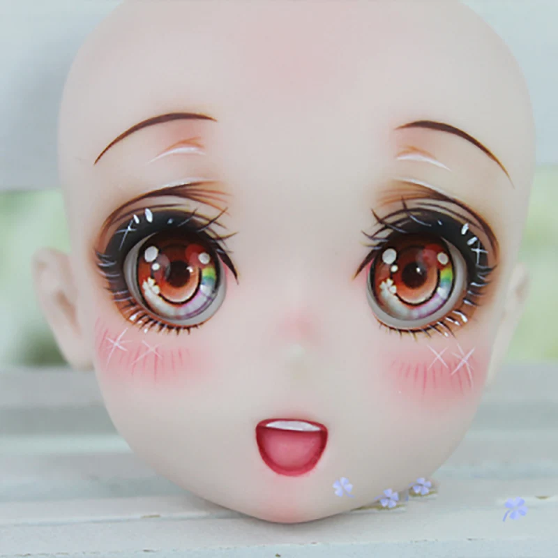 Allaosify 1/3 1/4 BJD SD DD кукла с нажимными мультяшными глазами 14 16 18 20 22 24 мм | Игрушки и