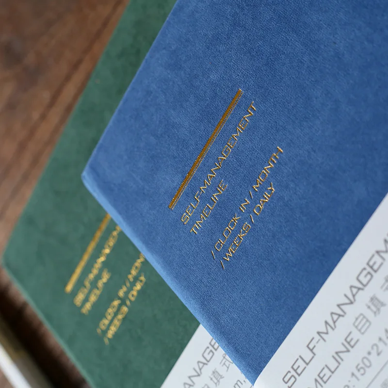 1 шт. A5 дневник stiging Binding notebook Мягкая Ткань Обложка эффективность книга с ежедневным планированием, Еженедельный план, Ежемесячный план внутренние страницы
