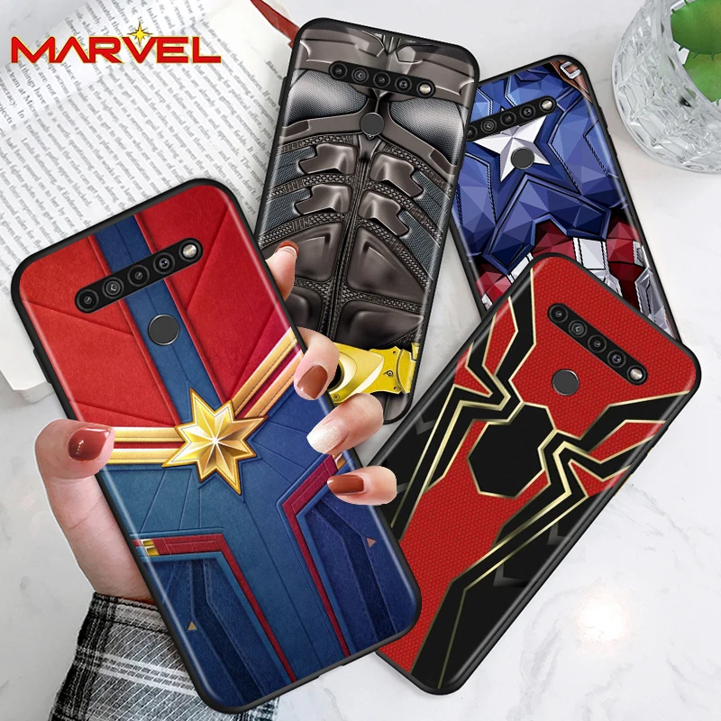 

Avengers Hero Marvel for LG G8 G8S G8X V30 V35 V40 V50 V60 ThinQ Q60 K40 K50 K51 K61 K71 K92 K62 K42 Black Phone Case