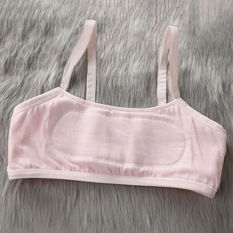 Бюстгальтер для девочек развивающий топ на бретельках нижнее белье учащихся