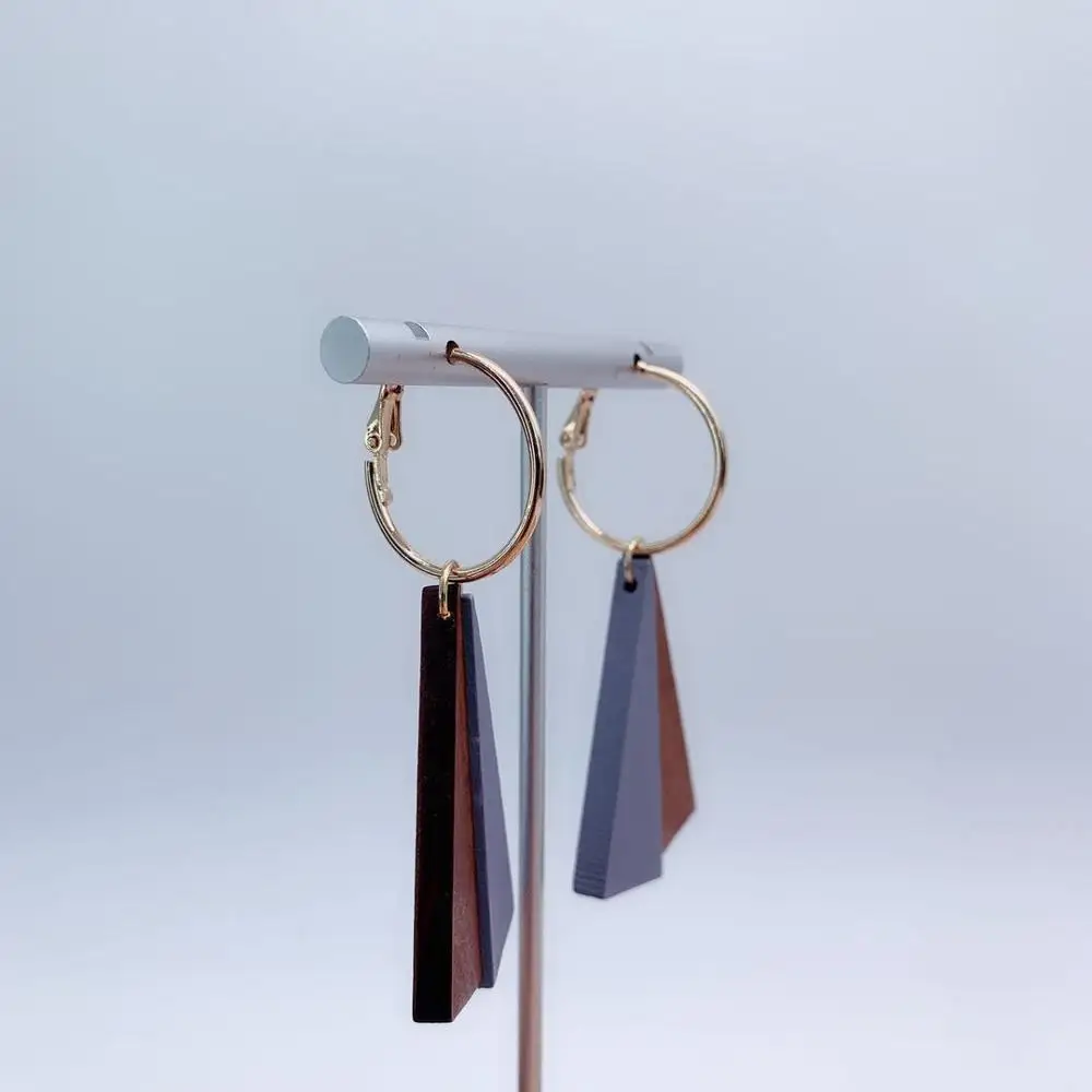 Золотые серьги Модные ювелирные изделия Свадебные вечерние подарки женские