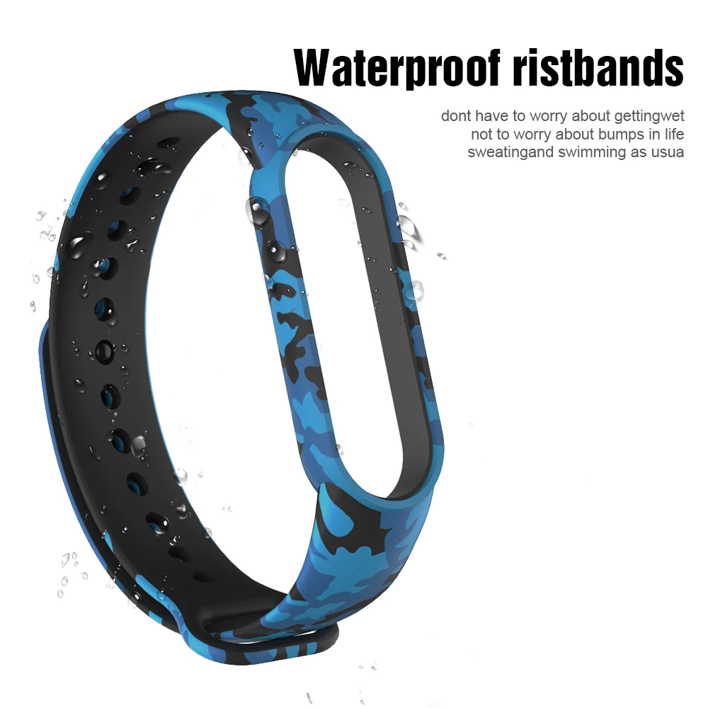 

15 species Silicone Straps for Xiaomi Mi Band 5 Replacement Colorful Flexible and Adjustable Strap Waterproof and Resistant