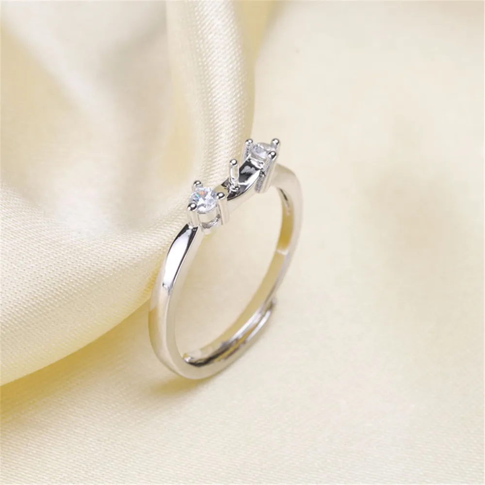 Перламутровое кольцо модное регулируемый размер 925 серебряное ювелирное изделие