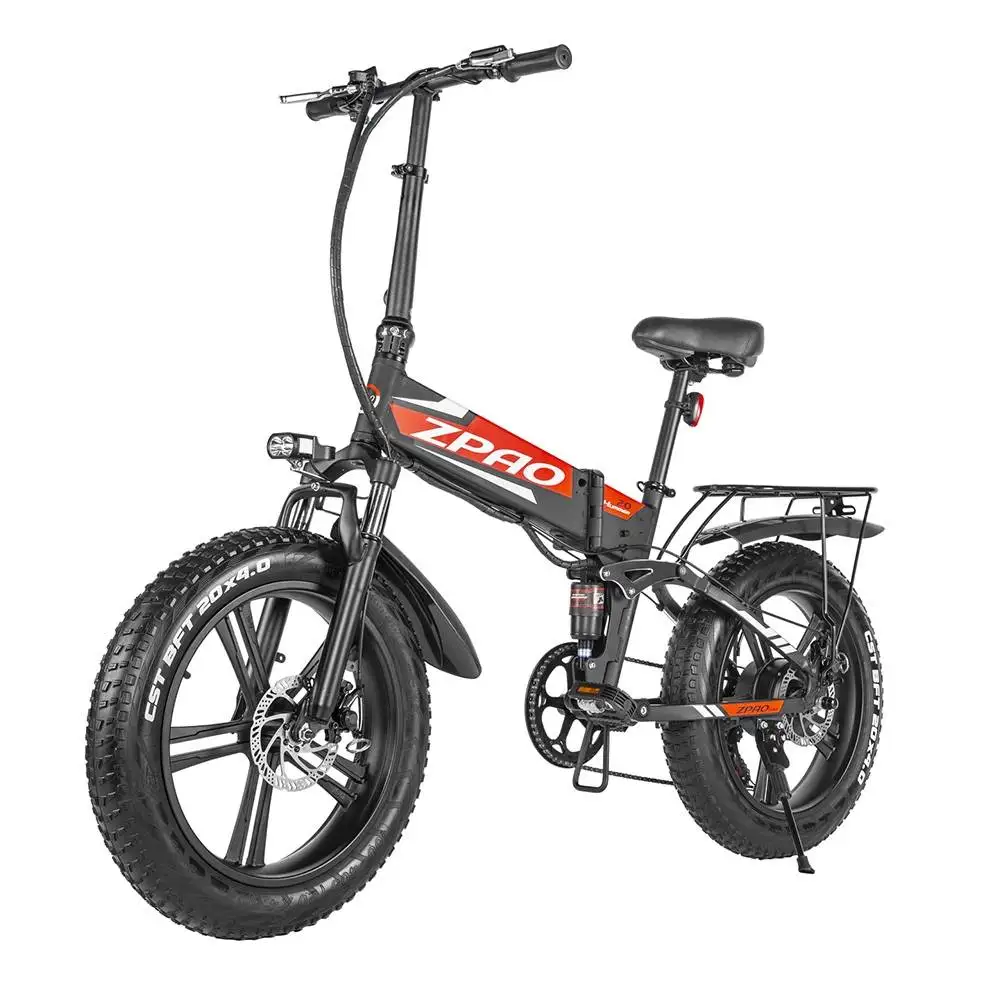 Bestellen Huakaii Fett Reifen Bike EBike 500W Elektrische Fahrrad 48V 20x 4,0 Zoll Falten Elektro-bikes Bicicleta Mountain Elektrische Fahrrad