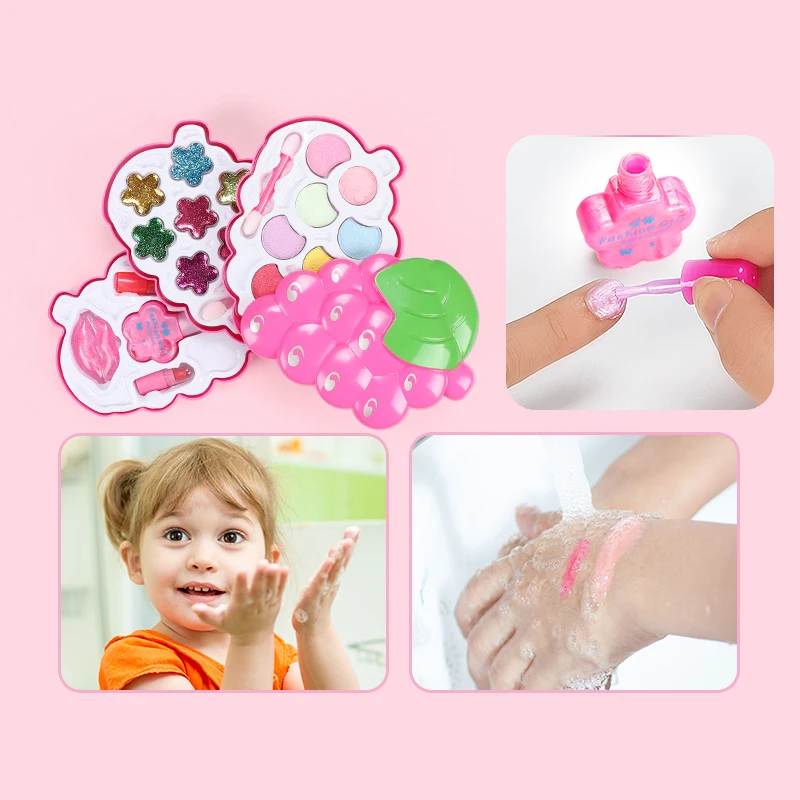 Новый модный набор для макияжа девочек детские игрушки ролевых игр принцесс