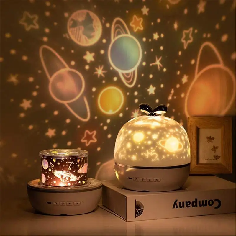 

Starry Sky Night Light Planet Magic Projector Earth Universe LED Lamp Colorful Rotate Flashing Star Kids Baby Christmas Gift