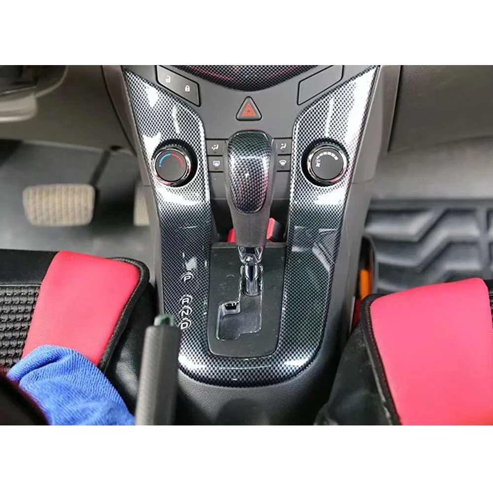 Для Chevrolet Cruze 2009-2013 на модели ручка переключения рулевого механизма автомобиля наклейка на голову крышка автомобиля отделка Стайлинг 4 цвета