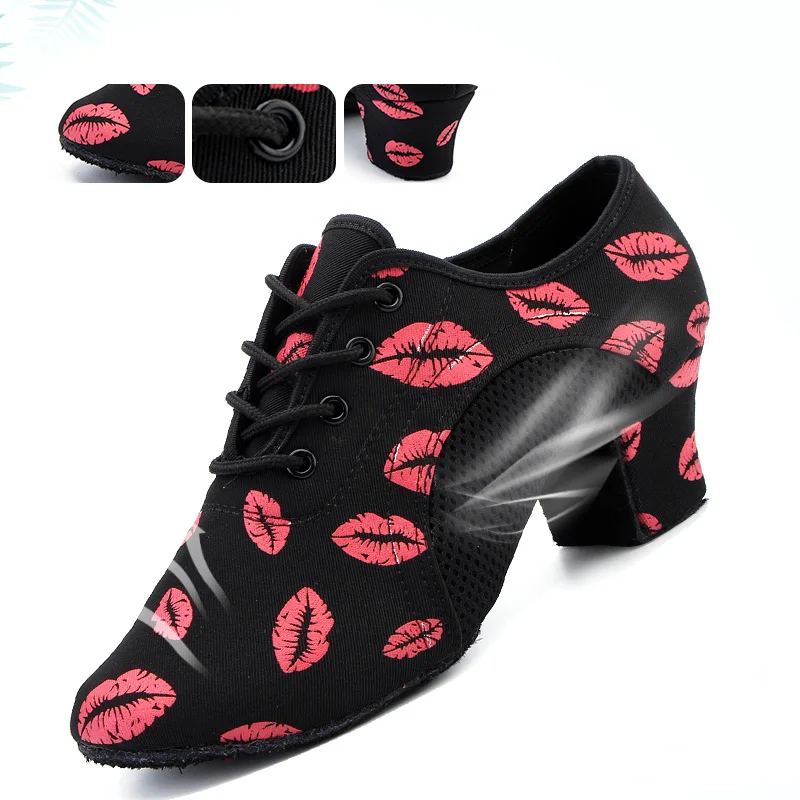 Новое поступление 2020 года Обувь для латинских танцев женщин Нескользящая обувь