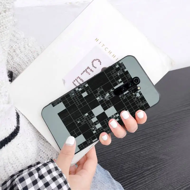 Механический черный мягкий чехол из ТПУ для телефона случай Redmi Примечание