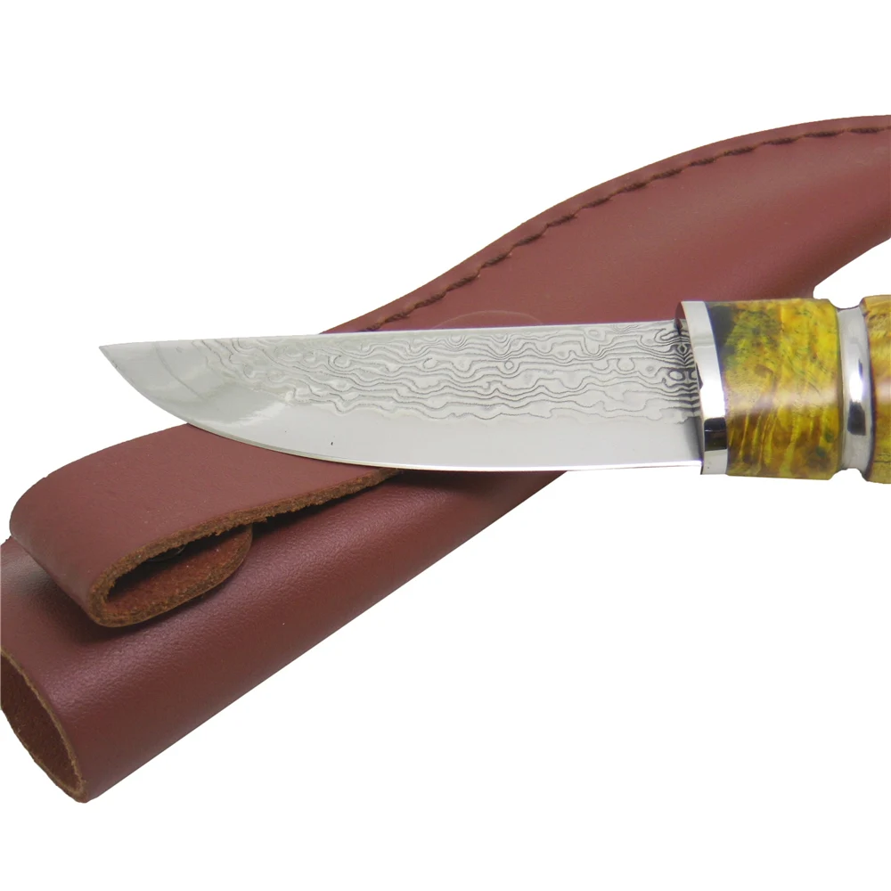 MASALONG стабильный вылечиваемый деревянный самурайский фиксированный нож прямой