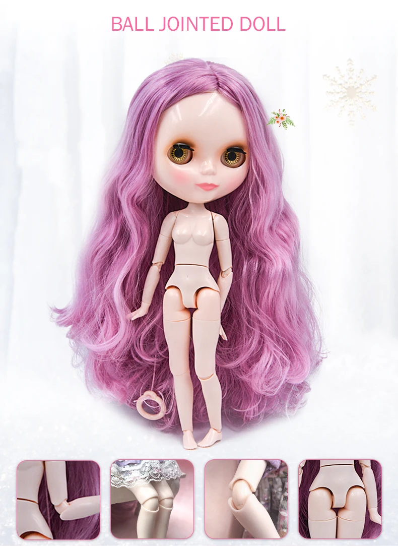 Neo Blyth кукла NBL на заказ блестящее лицо, 1/6 BJD шарнирная кукла Ob24 кукла Blyth для девочки, игрушки для детей F NBL 01