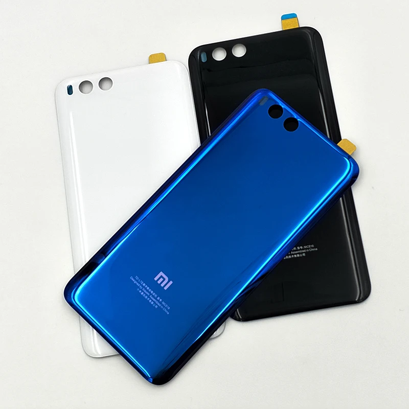 Оригинальный прозрачный стеклянный чехол для Xiaomi Mi6 задняя крышка батарейного
