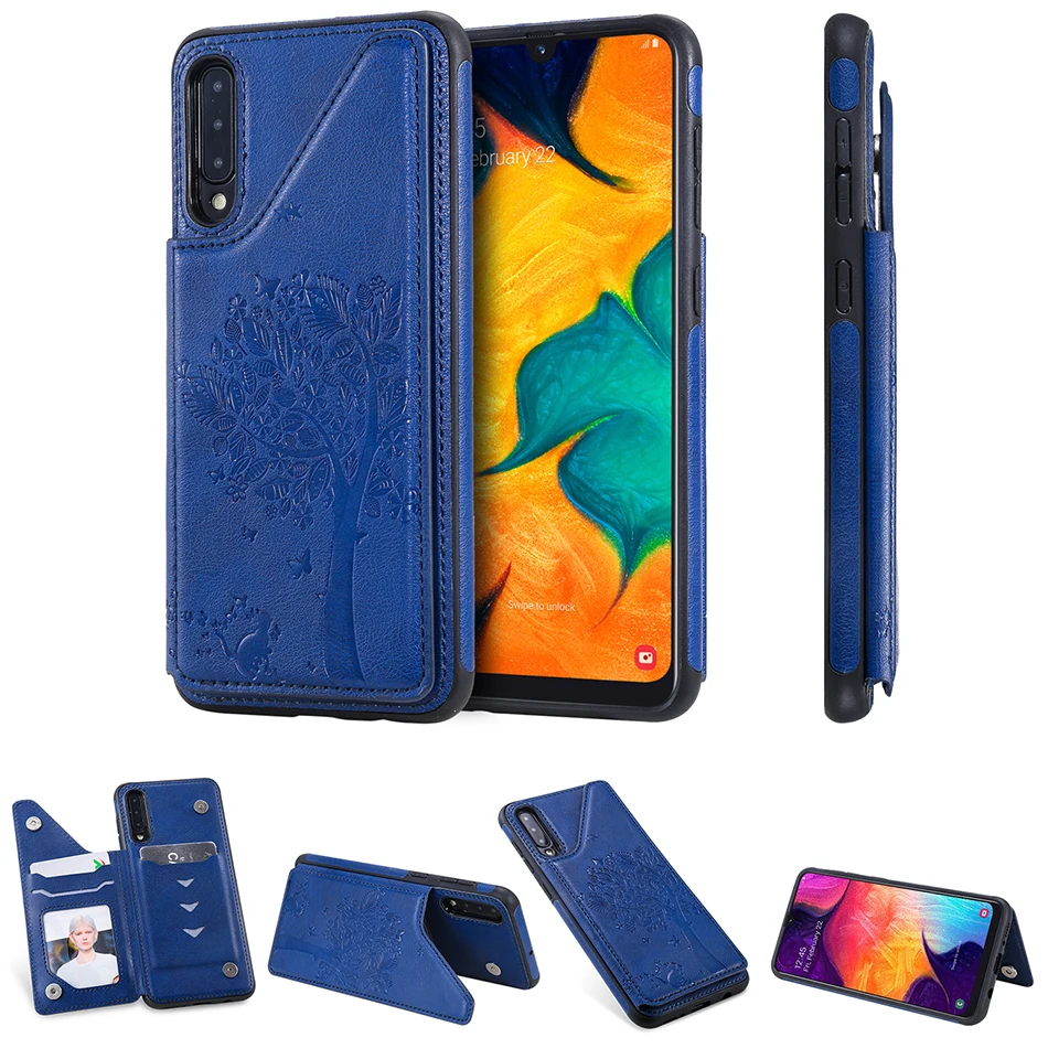 Чехол из искусственной кожи для кредитных карт Samsung Galaxy Note 10 Pro Роскошный чехол A50