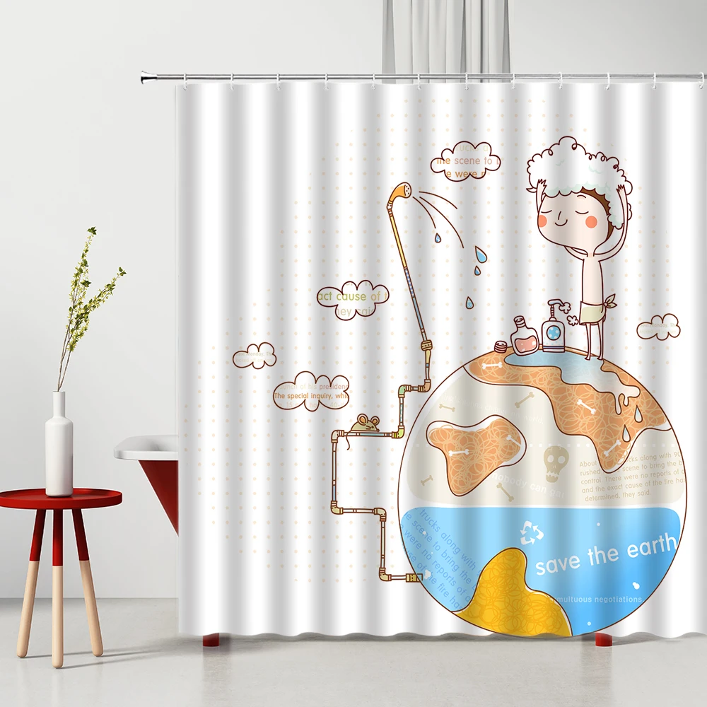 

Shower curtain Children's Curtains Bathroom Curtains Bedroom Decoration Baby Shower Decorations Bathroom Decoration