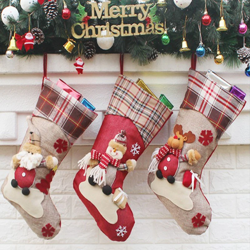 

New Year Gifts Autumn Winter Wool Cotton Socks Keep Warm Cute Cartoon Socks Short Christmas Socks Christmas Home Decorations