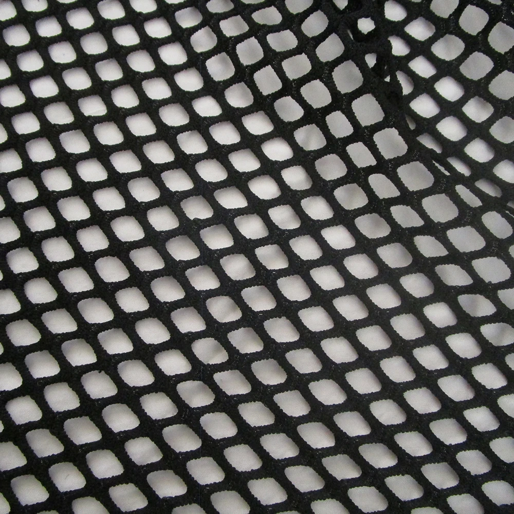 Новая французская эластичная полиэфирная белая сетчатая ткань черная