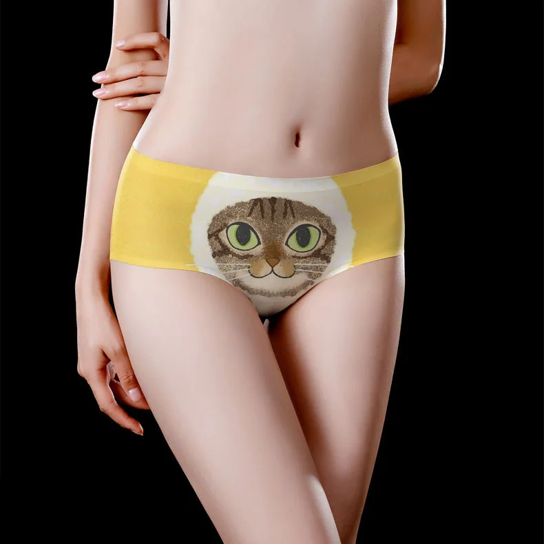 Нижнее белье с принтом милого желтого кота Оптовая продажа| |