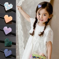 korean version of the new one clip ins web celebrity love acetic acid board hair clip jelly candy color acrylic liu beach clip