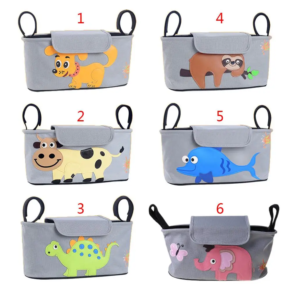 

Baby Stroller Organizer Bag for Baby Carriage Pushchair Travel Bottle Cup Holder B36E
