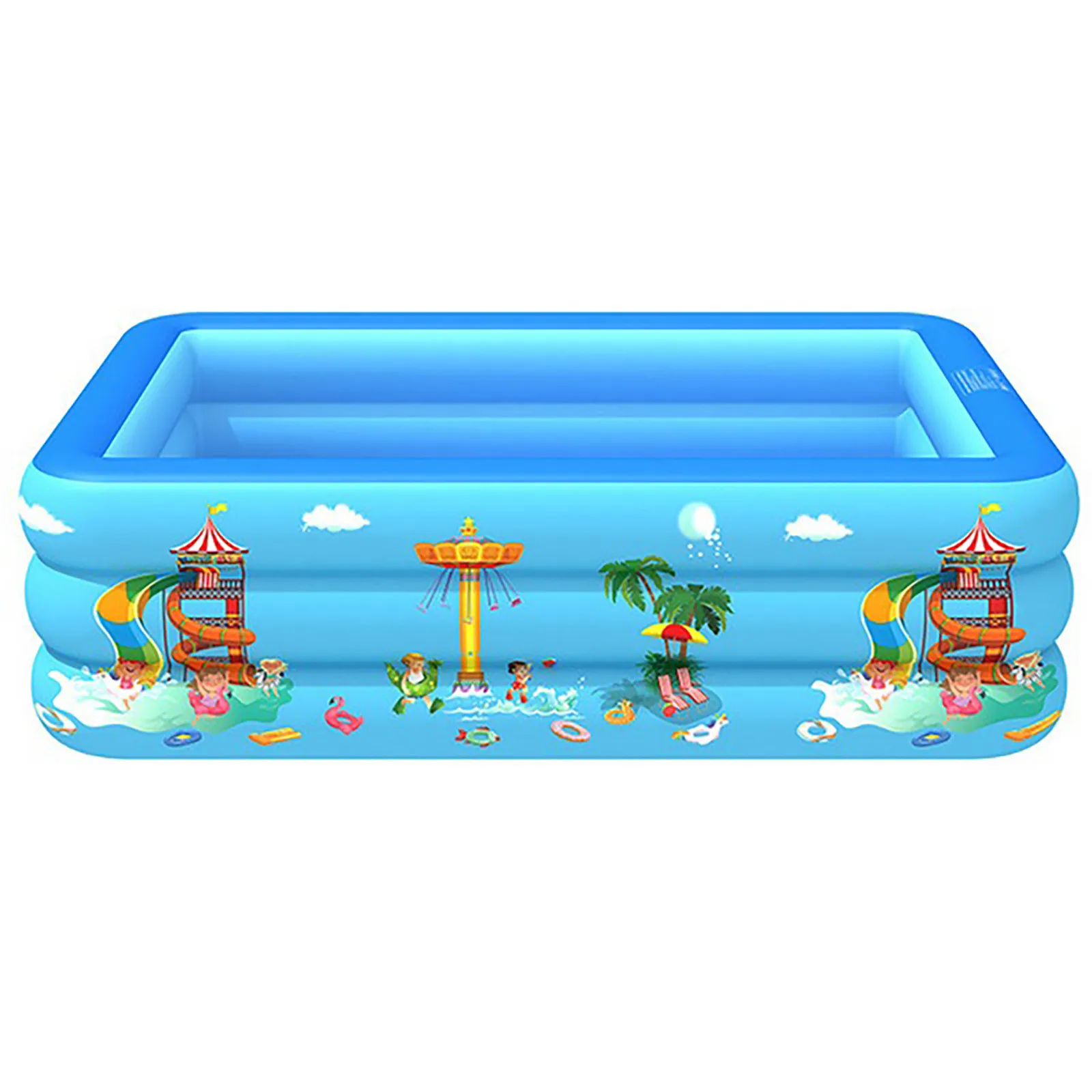 

Inflatable Swimming Pool Inflatable Toys Children's Swimming Pool Inflatable Outdoor Summer Paddling Accessories 51x33x19 Inches