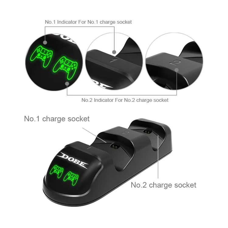 Док станция зарядная с 4 USB разъемами и поддержкой быстрой зарядки|Зарядные