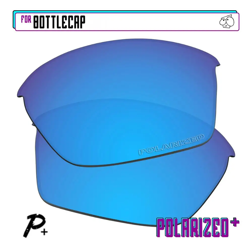 EZReplace Polarized Replacement Lenses for - Oakley Bottlecap Sunglasses - Blue P Plus