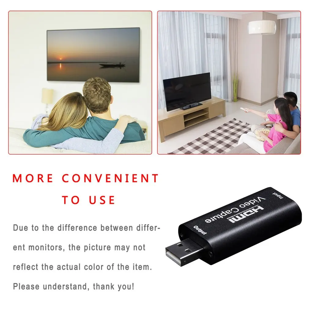 

Durable Practical And Convenient USB2.0 HDMI High Definition Capture Card Game Video OBS Live Recording Box