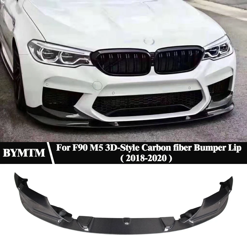 3d-стиль сухой бампер из углеродного волокна передняя губа ДЛЯ BMW F90 M5 | Автомобили