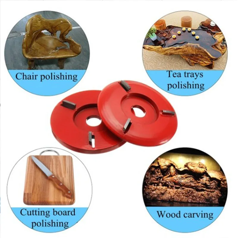 Teeth Milling Wish Arc/Flat Tool 90mm Woodworking Angle Disc Wood Plane for Grinder | 16mm Aperture Carving Turbo Cutter Инструменты