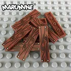 MARUMINE 1x4 плитка блоки пластин 100 шт. доска напольная MOC классические Строительные кирпичи игрушки город крупные детали 2431 26583 10638 Совместимость