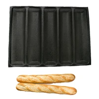 12 inch nonstick french stick mould plate silicone bread rack wave shape cake mold cake baking tray kitchen tool moldes bakeware
