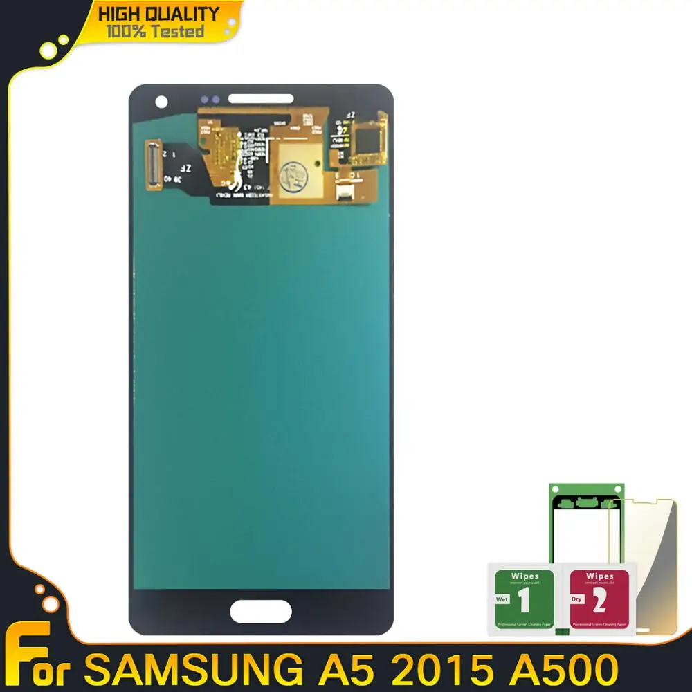 Супер AMOLED ЖК дисплей для samsung Galaxy A5 2015 A500 A500F A500H A500M телефон сенсорный экран