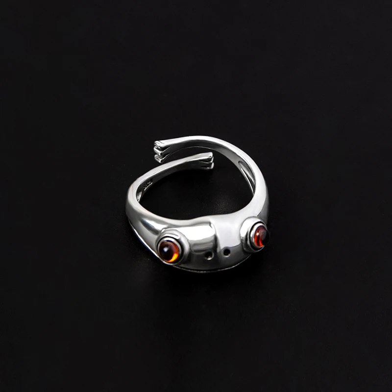 

Frog Animal Rings For Women Lady Girl Cute Fashion Open Ring Jewelry Christmas Gifts Vintage Frog Prince Ring Adjustable Rings