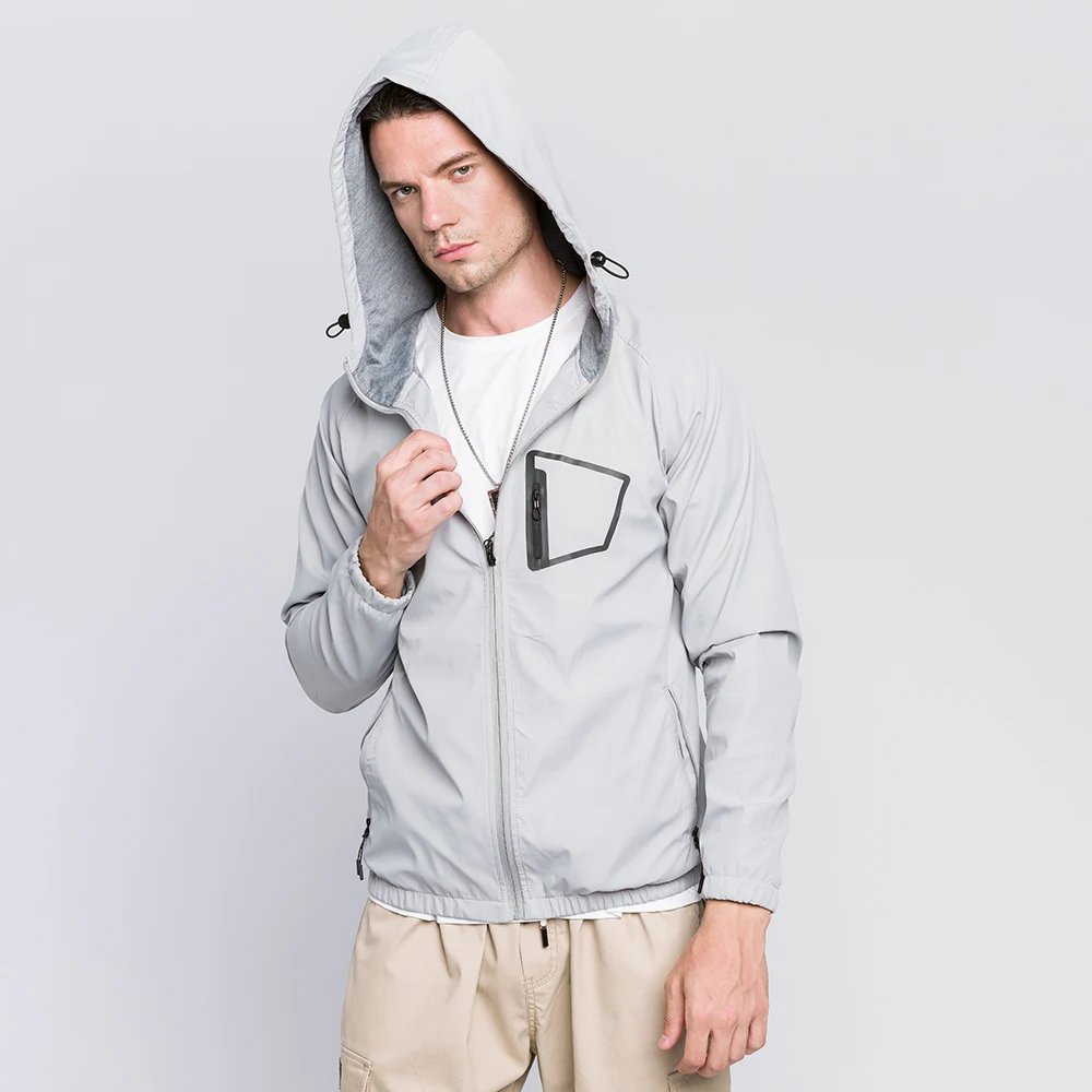 

2021 Latest Hoodie Layered Personality Pocket Men's Jacket Casual Jacket Lounge Wear Sweatshirt Men's Jacket Hooded