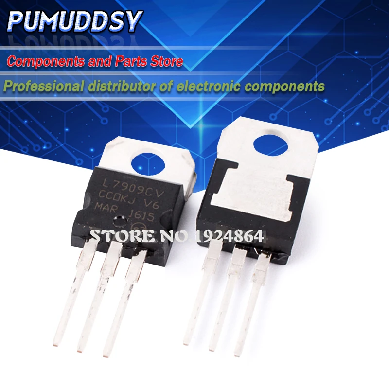 10 шт. Новый L7909CV TO 220 L7909 7909 регулятор напряжения IC|Транзисторы| |